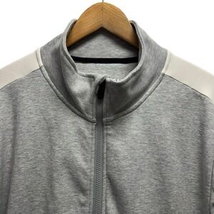 Municipal Sport Utility Gear Men's Size XXL Gray Full Zip Performance Jacket euc